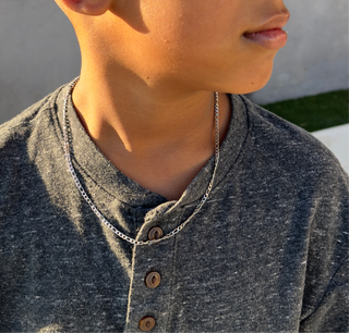 Kids' Silver Figaro Chain