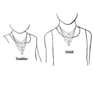 Silver Personalized Number Necklace