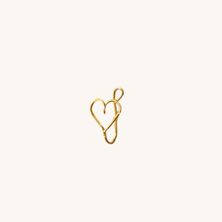 Handmade Heart Nose Ring