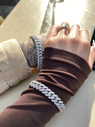 Men’s Gold Diamond Cuban Link Bracelet
