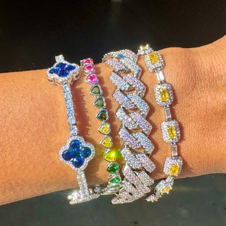 Yellow Baguette Tennis Bracelet