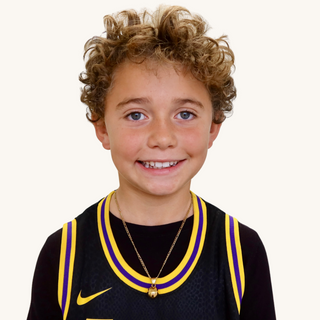 Basketball Pendant Figaro Necklace