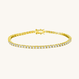 Moissanite 2mm Tennis Bracelet