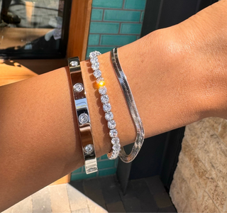 Silver 4mm Tennis Bracelet