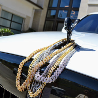 Men's Gold Iced Out Cuban Chain Necklace