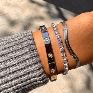 Silver 4mm Tennis Bracelet