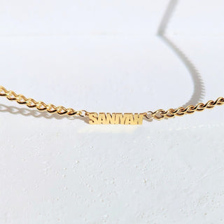 Custom Name Cuban Link Necklace