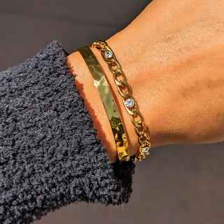 Hammered Cuff Bracelet