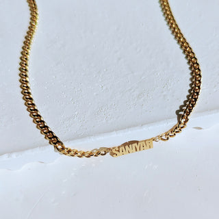 Custom Name Cuban Link Necklace