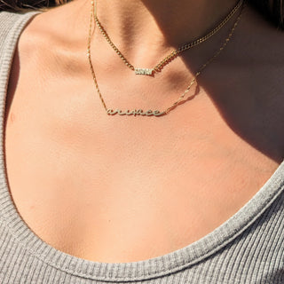 Custom Name Cuban Link Necklace