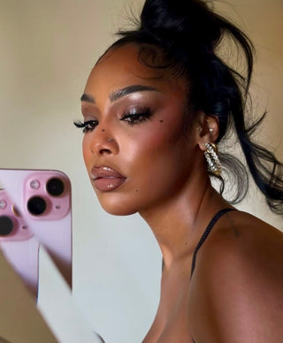 Pink Dazzling Hoops