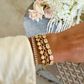 Rectangle Link Bracelet