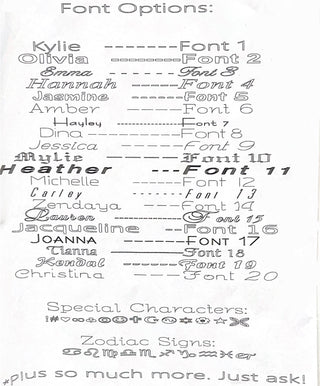 Custom Vertical Bar Necklace