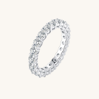 3mm Moissanite Eternity Ring
