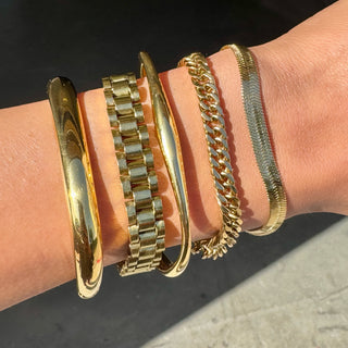 5-Piece Ultimate Golden Bracelet Set