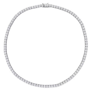 Silver Tennis Necklace