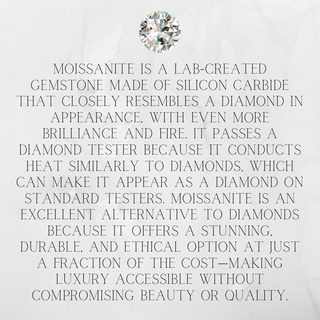 6mm Moissanite 925 Silver Stud Earrings