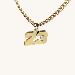 Men’s Custom Number Necklace