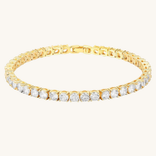 Gold 4mm Tennis Bracelet