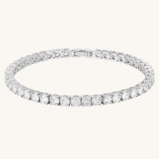 Silver 4mm Tennis Bracelet