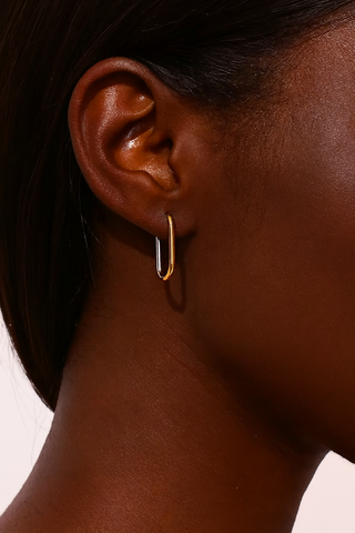 Mixed Metal Ella Hoops