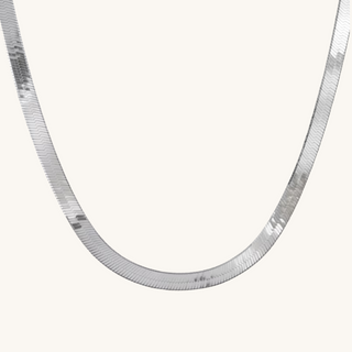 Classic Silver Herringbone Chain