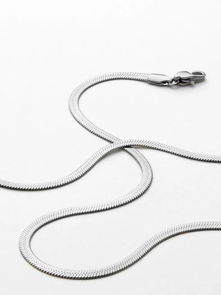 Classic Silver Herringbone Chain