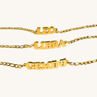 Gold Zodiac Anklet