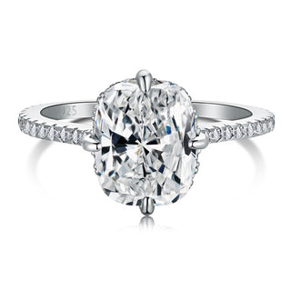 Diamond Oval Cut Ring