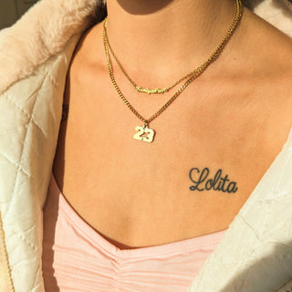 Butterfly Custom Name Necklace