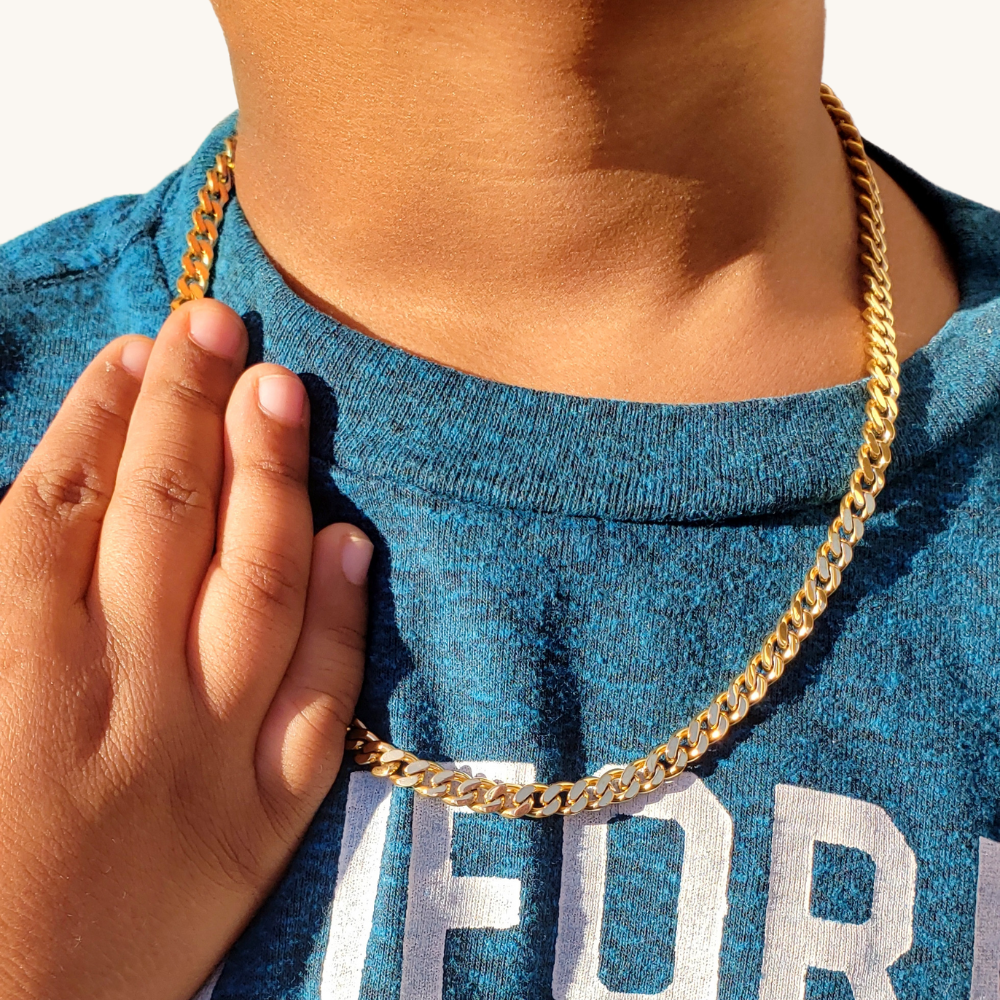Kids' Gold Cuban Link Necklace
