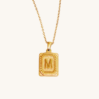 Initial Vintage Necklace