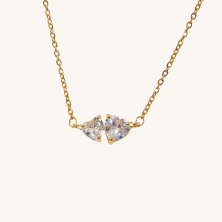 Double Heart Necklace