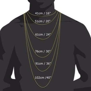 Men's Multi-Initial Charm Necklace