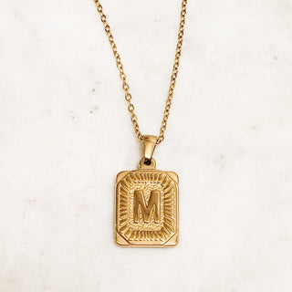 Kids' Initial Vintage Necklace