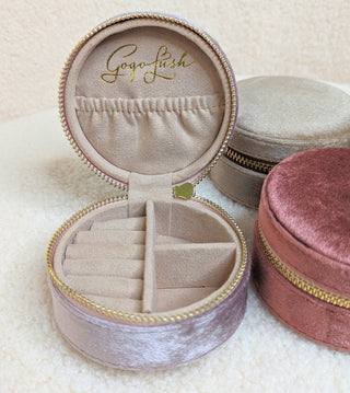Plush Velvet Jewelry Case