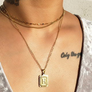 Initial Vintage Necklace