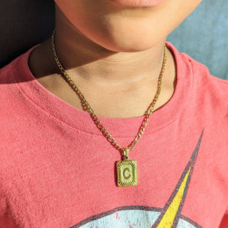 Kids' Figaro Initial Necklace