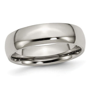 Silver Men's Band Ring
