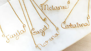 The History Of Personalized Name Necklaces