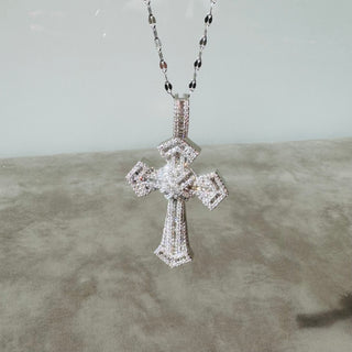 Silver Enchanted Cross Necklace