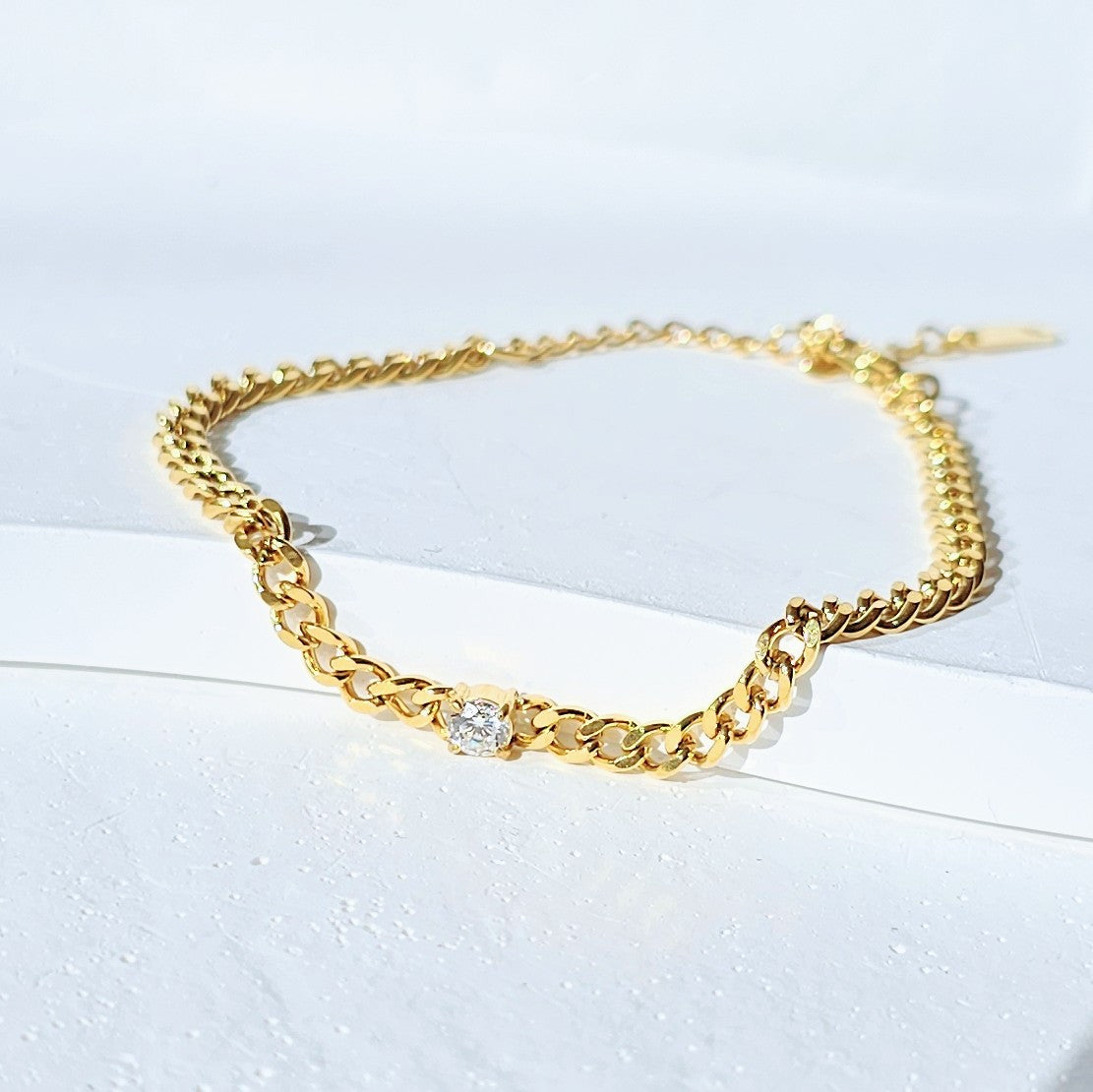 Howlite Rose Gold Bracelet with Howlite and White Jade Bracelet – Azuro  Republic