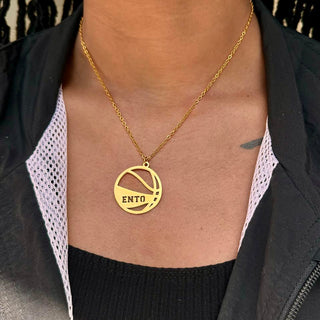 Personalized Basketball Necklace