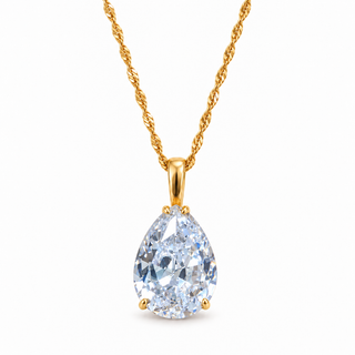 Kai Pear Diamond Drop Necklace