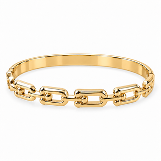 Harlow Gold Link Accent Bangle