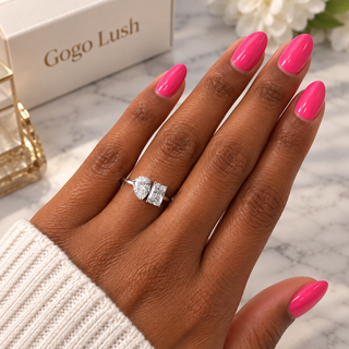 Maya Toi et Moi Radiant & Pear Ring