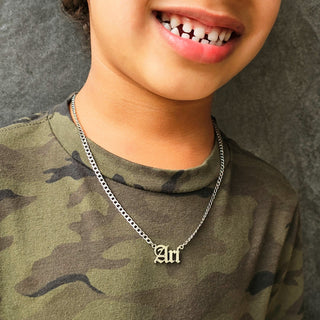 Kids' Name Plate Necklace