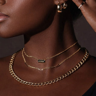 Gold Mini Multi-Name Necklace