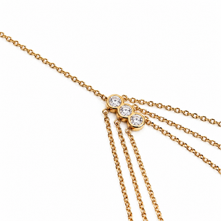 Bezel Diamond Hand Chain