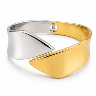 Mixed Metal Shana Bangle